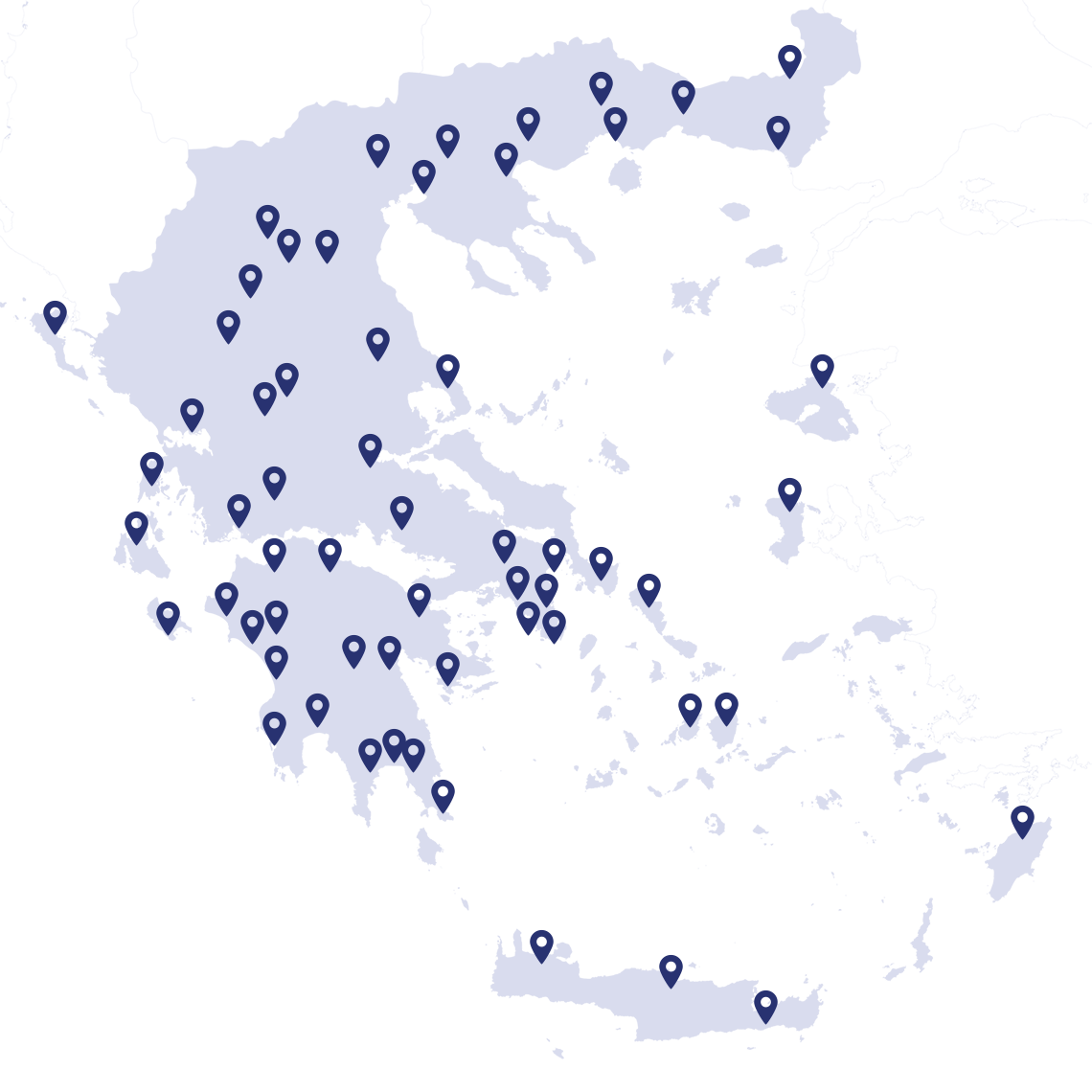 EuropeGAS map